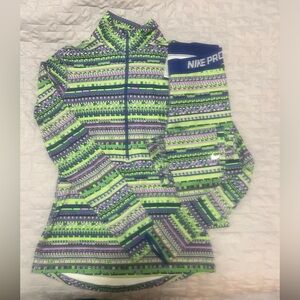 Women Nike Hyper warm half zip thermal set